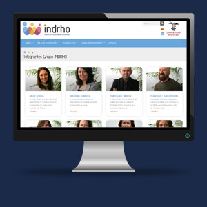 Web Grupo INDRHO - Desarrollo de recursos humanos y organizaciones de la Universidad de Sevilla